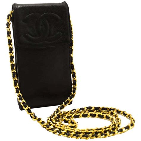 chanel phone case with strap.